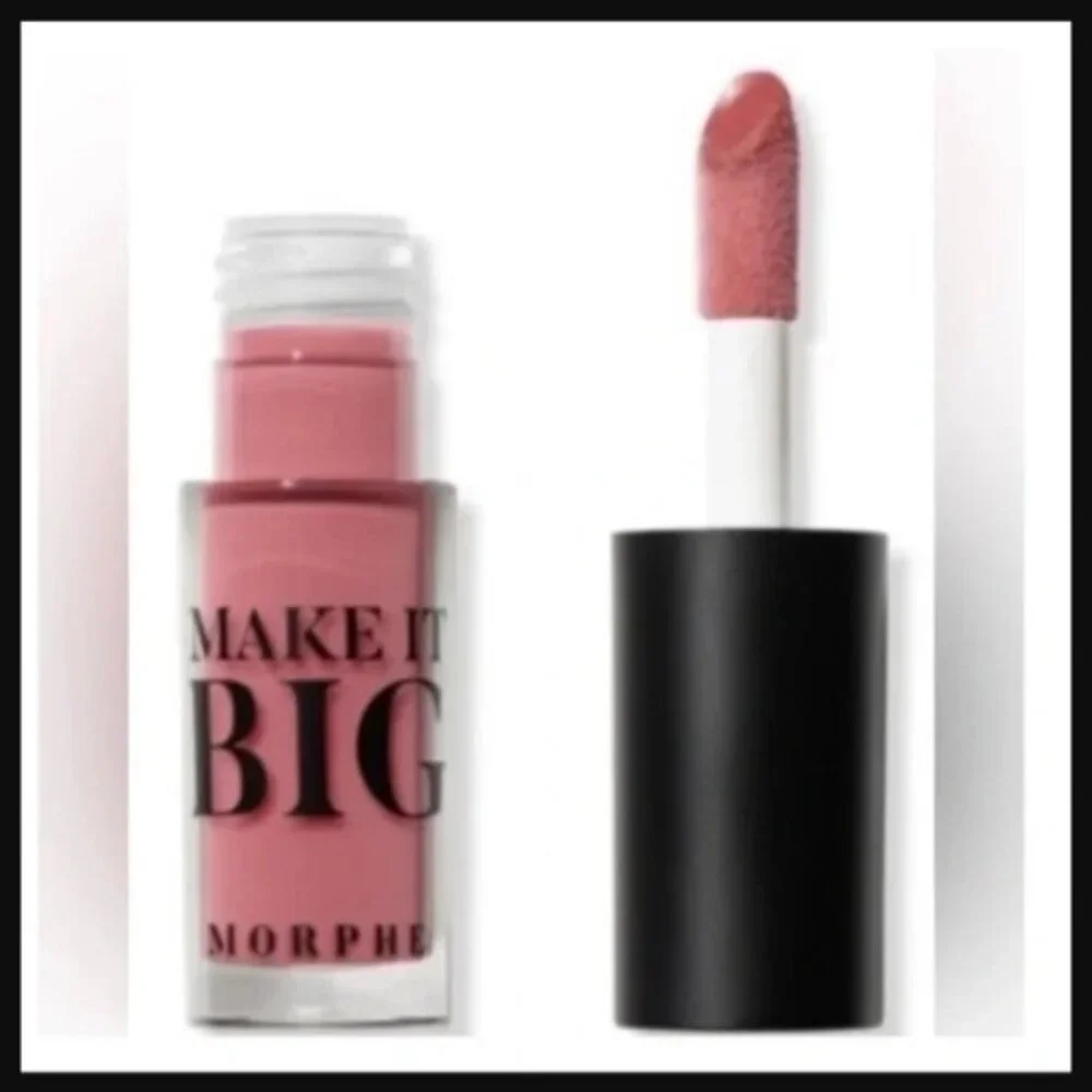 Morphe Make it Big Plumping Lip Gloss Shade Natural born Kisser. NEW no box